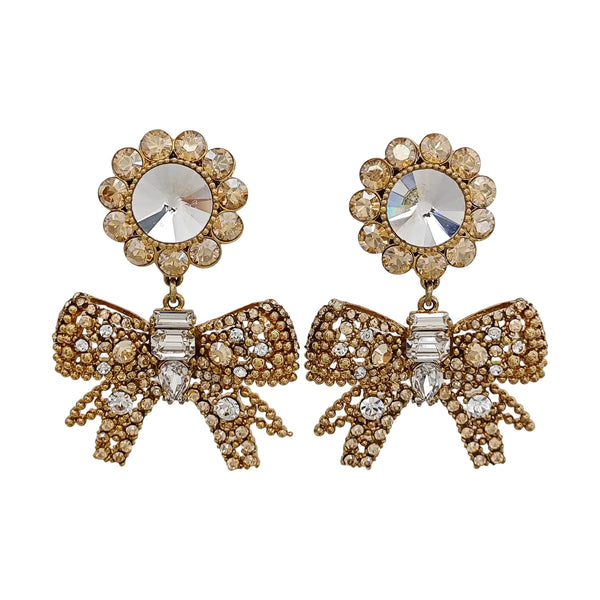 Metal Gold Clip On Earrings