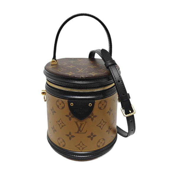 CANNES PM Monogram Coated Canvas Brown