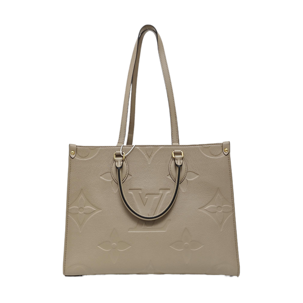 ONTHEGO MM Monogram Calfskin Gray