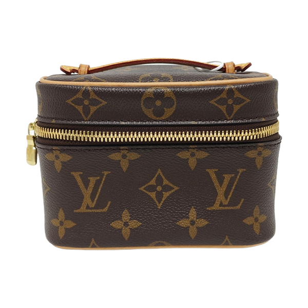 NICE Super Mini Monogram Coated Canvas Brown