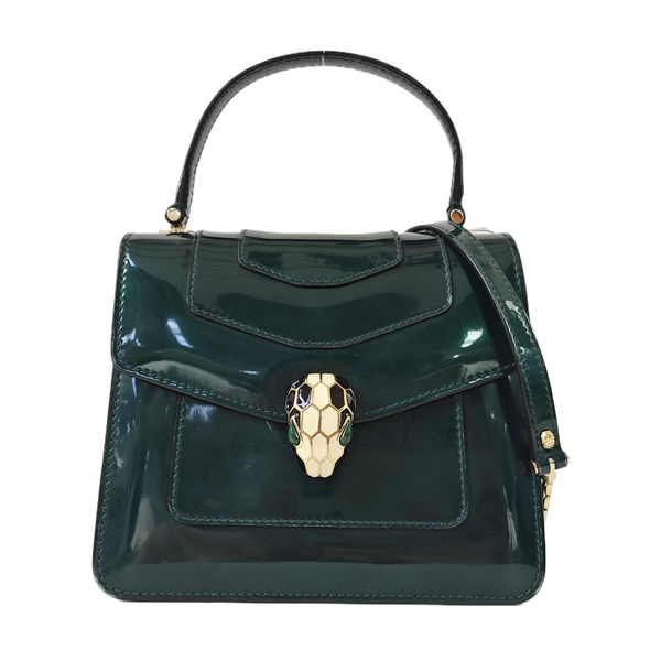 SERPENTI FOREVER Small Calfskin Blue