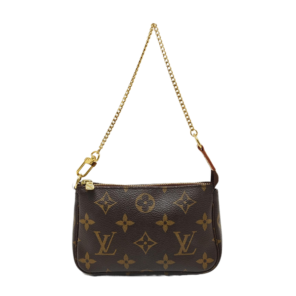 ACCESSOIRES Mini Monogram Coated Canvas Brown