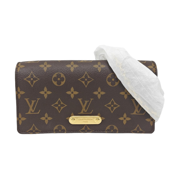 Lily Monogram Coated Canvas Brown