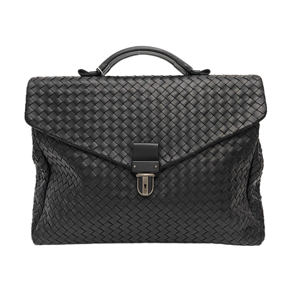 Calfskin Top Handle Bag Black