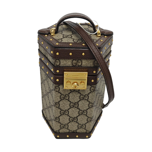 Monogram Coated Canvas Shoulder Bag Beige