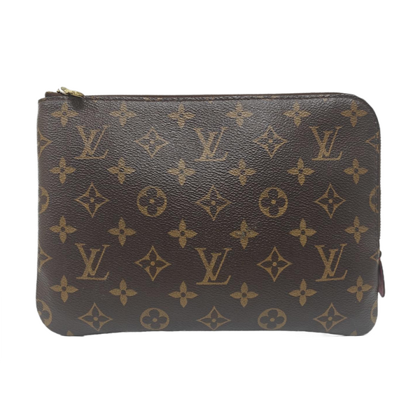 Etui Voyage PM Monogram Coated Canvas Brown