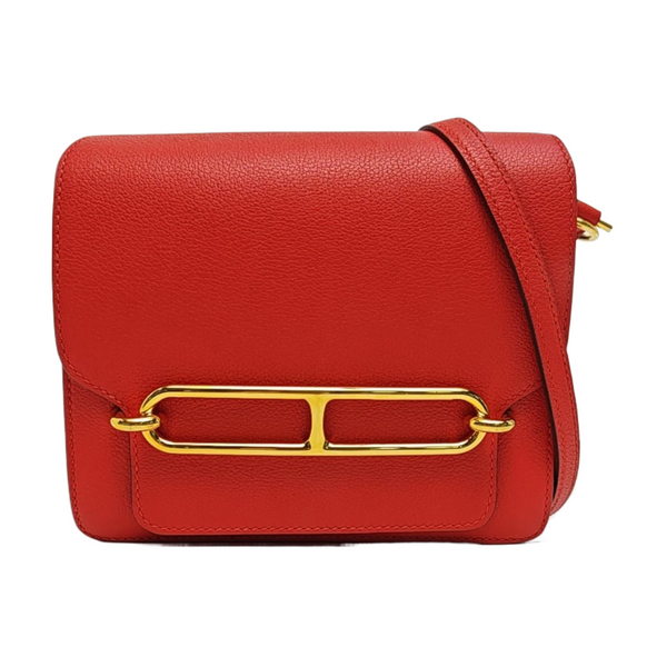 Authenticated pre-owned Roulis Mini Evercolor Red - Shoulder Bag at Looply