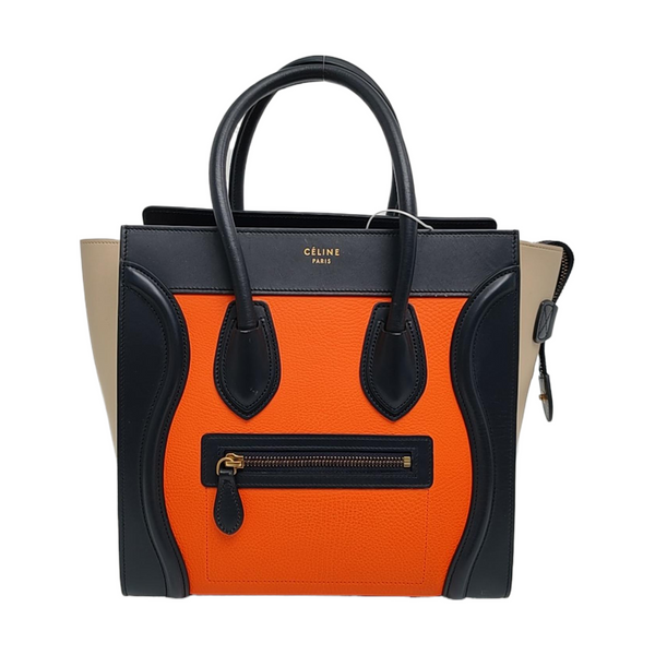 Authenticated pre-owned LUGGAGE Micro Calfskin Multicolor - Tote Bag at Looply