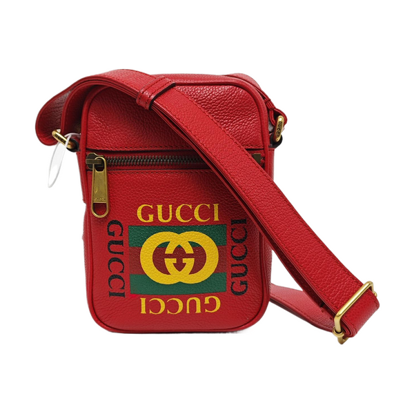 Print Calfskin Red