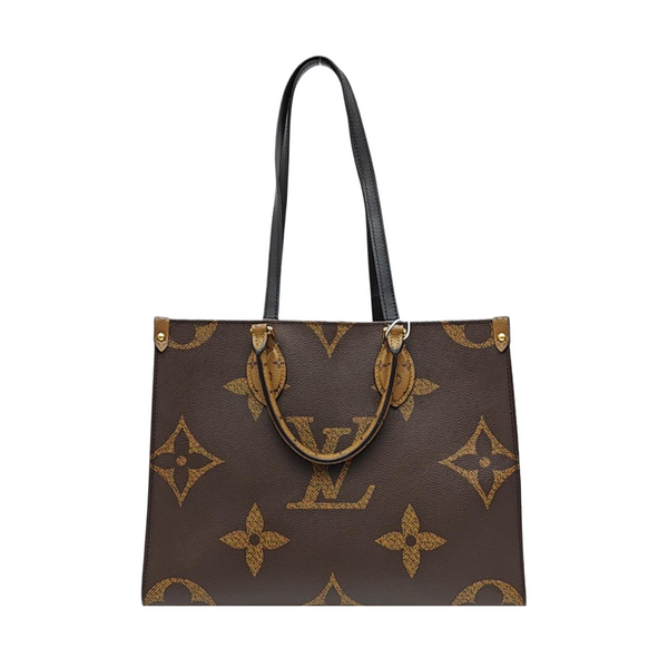ONTHEGO MM Monogram Coated Canvas Brown