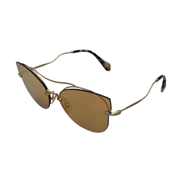 Metal Sunglasses Brown