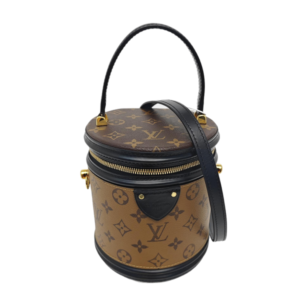 CANNES PM Monogram Coated Canvas Brown