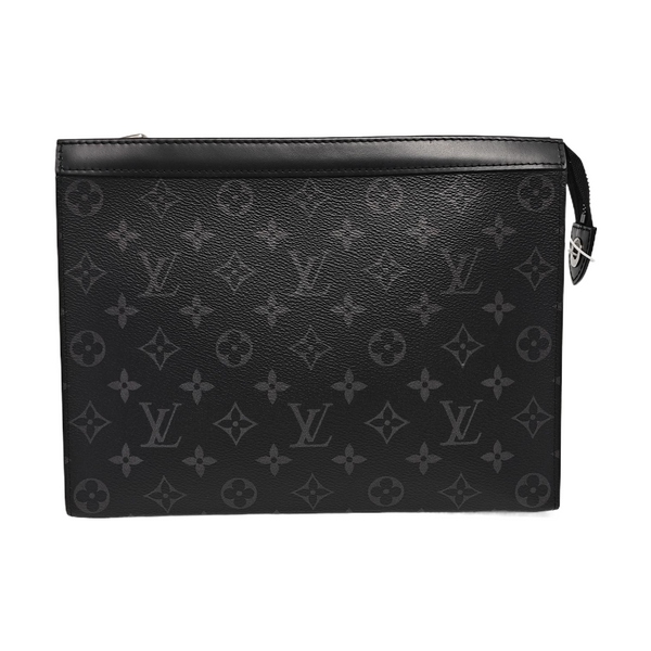 Pochette Voyag MM Monogram Coated Canvas Black