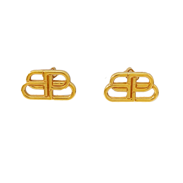 Metal Gold Stud Earrings