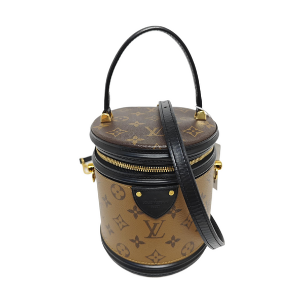 CANNES PM Monogram Coated Canvas Brown