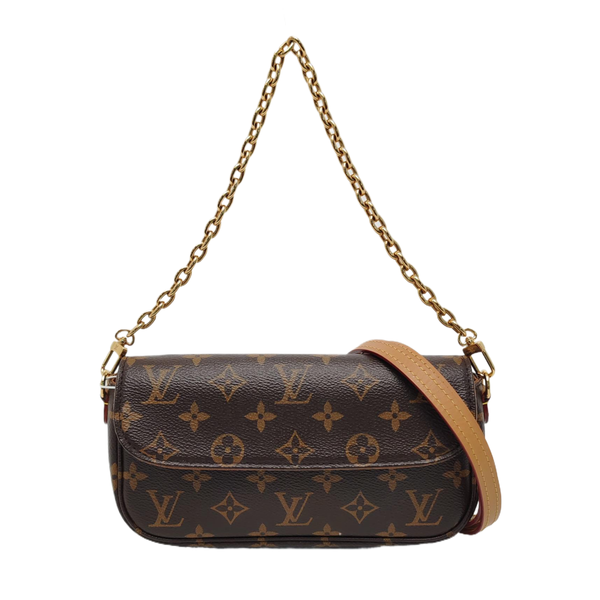 IVY Monogram Coated Canvas Brown
