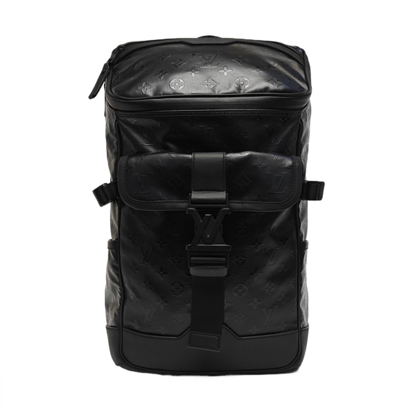 CHRISTOPHER Monogram Coated Canvas Black