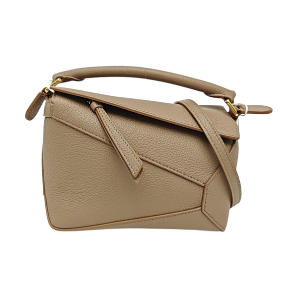 Puzzle Mini Calfskin Beige