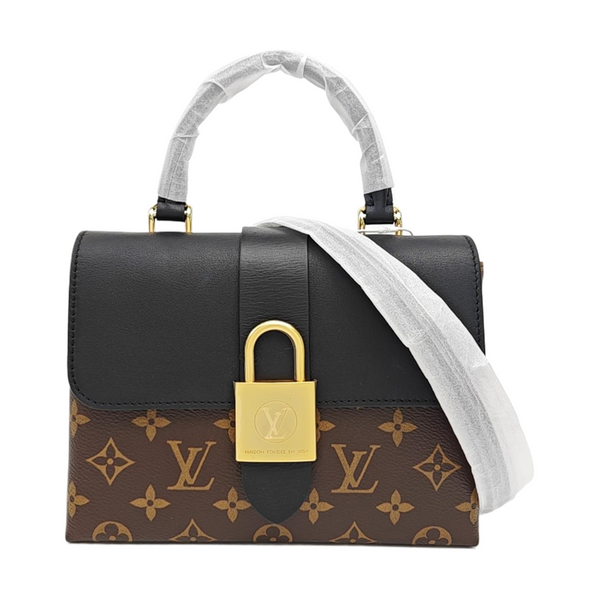 LOCKY BB Monogram Coated Canvas Brown