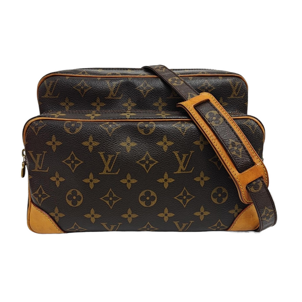 NIL Monogram Coated Canvas Brown