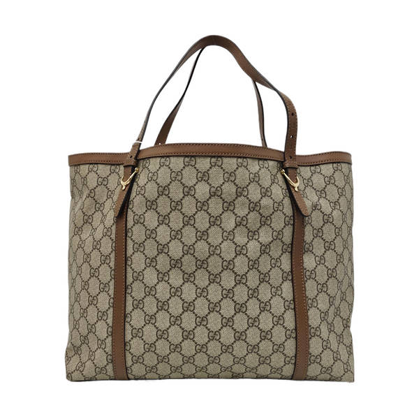 GG Supreme Monogram Coated Canvas Black