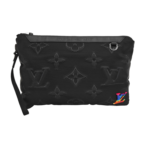 LOUIS VUITTON 2054 Monogram Fabric Black