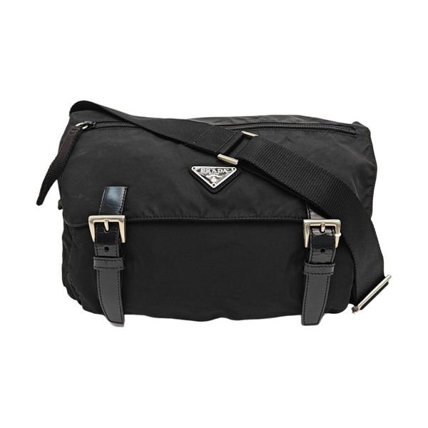 Vela Messenger Bag Nylon Black