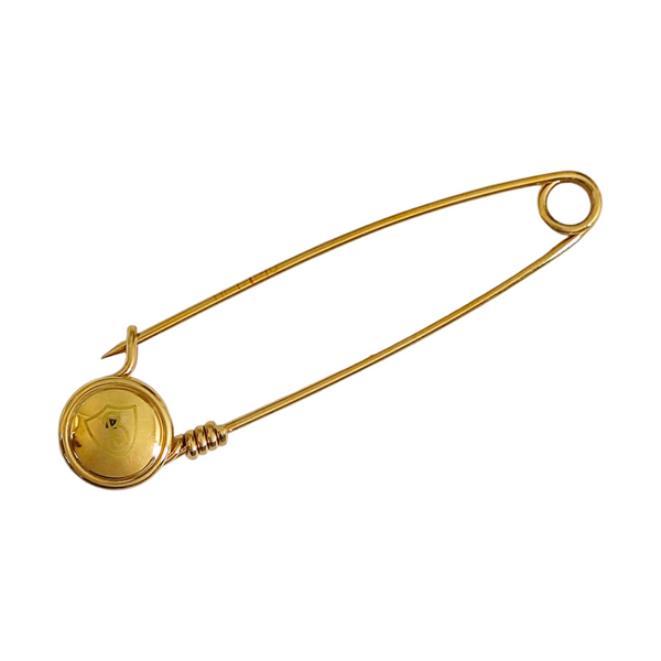 Metal Gold Brooch