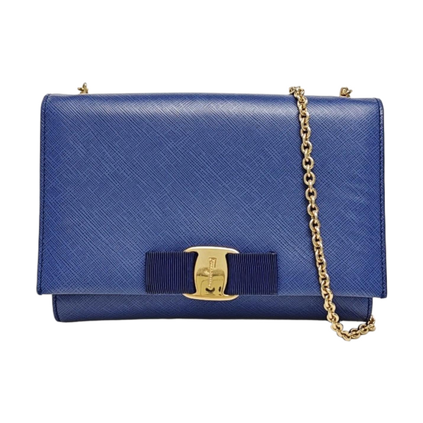 Ginny Small Calfskin Blue