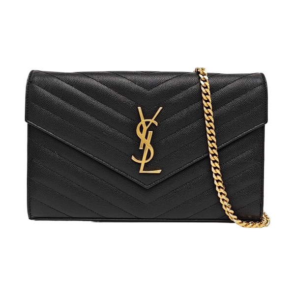 MONOGRAM Medium Quilted Calfskin Black