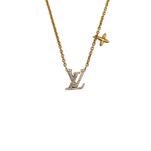LV ICONIC Metal Gold Necklace