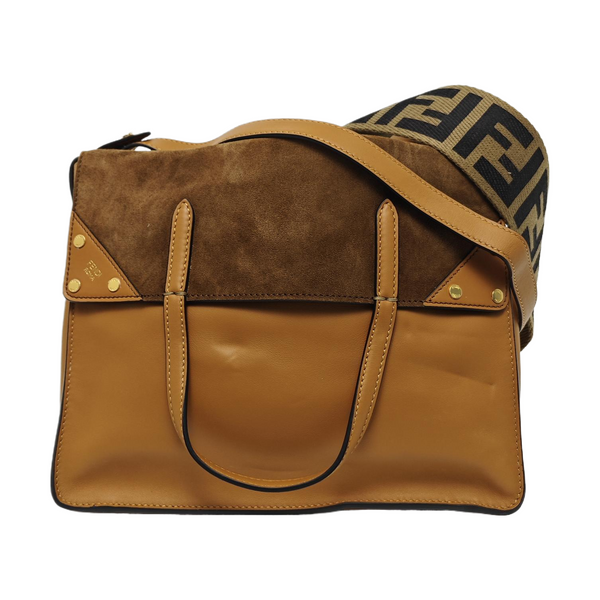 Flip Large Calfskin Brown