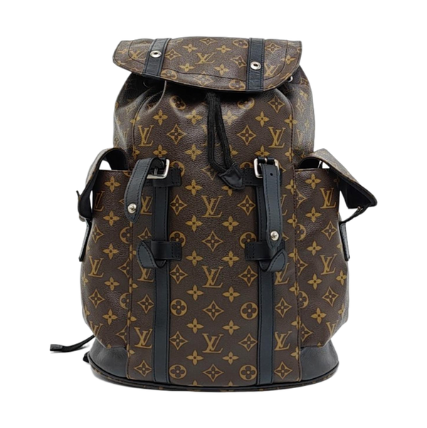 CHRISTOPHER MM Monogram Coated Canvas Brown