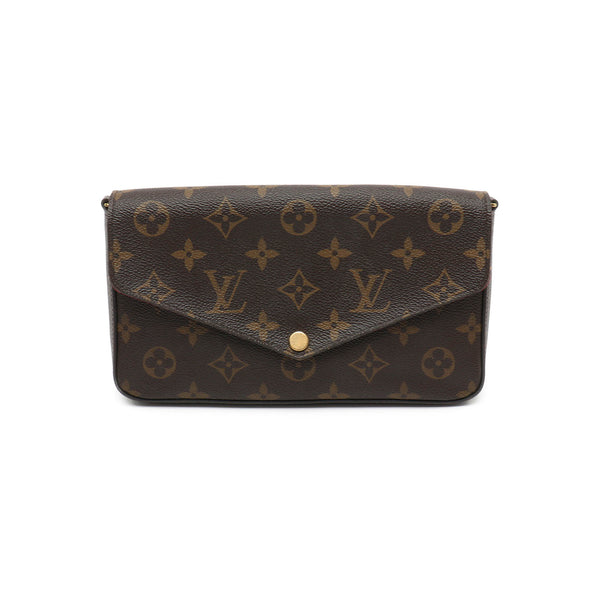 FÉLICIE Monogram Coated Canvas Brown