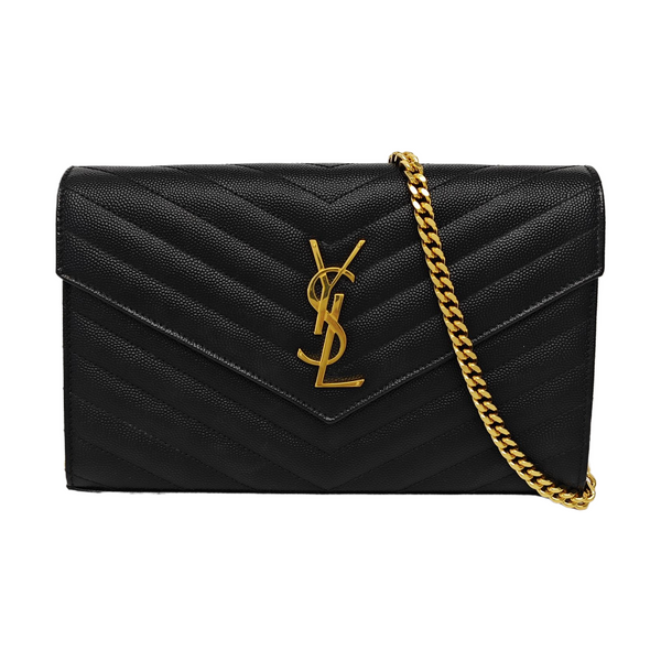 MONOGRAM Medium Quilted Calfskin Black