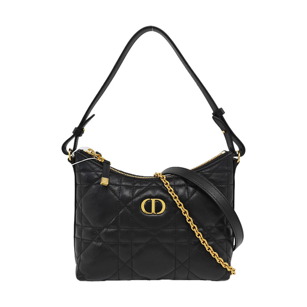 Miss Caro Mini Cannage Lambskin Black