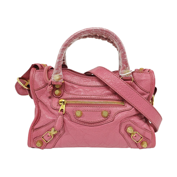 Classic City Mini Lambskin Red