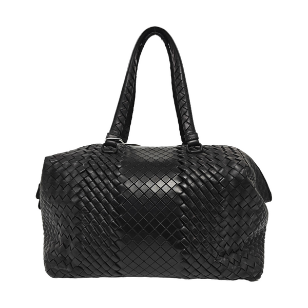 Calfskin Top Handle Bag Black