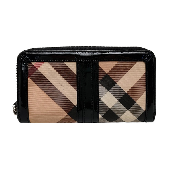 Coated Canvas Wallet Beige
