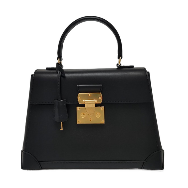 Calfskin Shoulder Bag Black