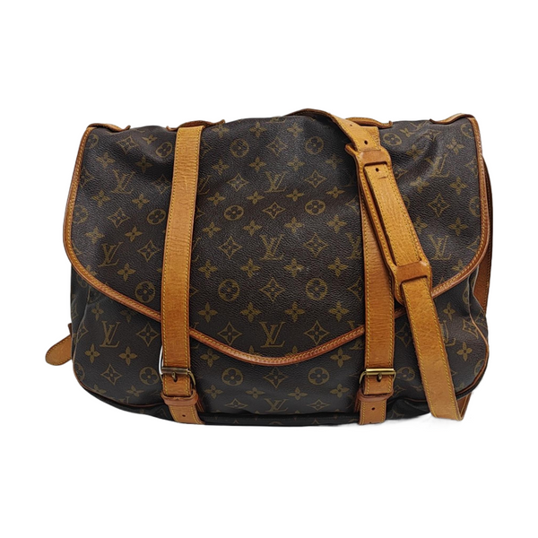 SAUMUR 43 Monogram Coated Canvas Brown