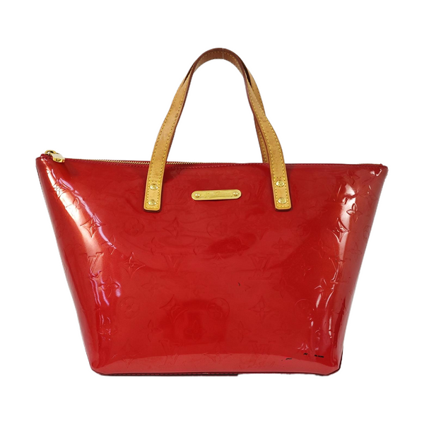 BELLEVUE Monogram Patent Leather Red