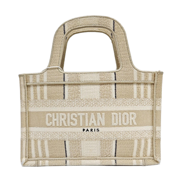 Book Tote Mini Canvas Beige
