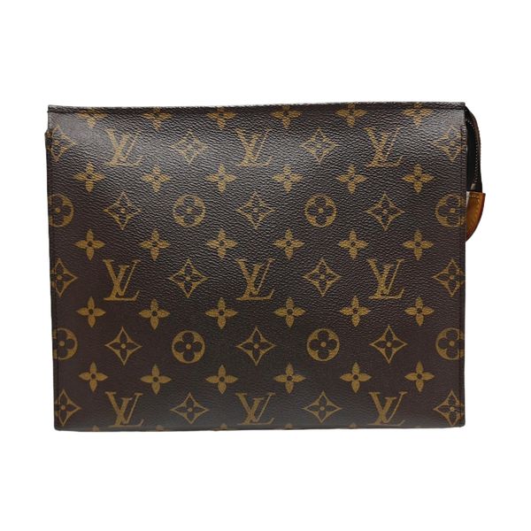 TOILET POCKET 26 Monogram Coated Canvas Brown