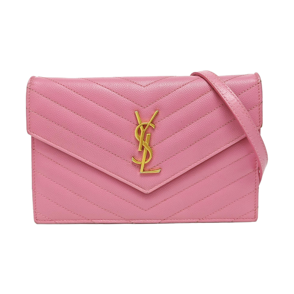 MONOGRAM WOC Chevron Calfskin Pink