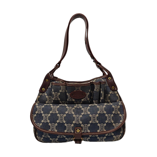 Canvas Shoulder Bag Blue
