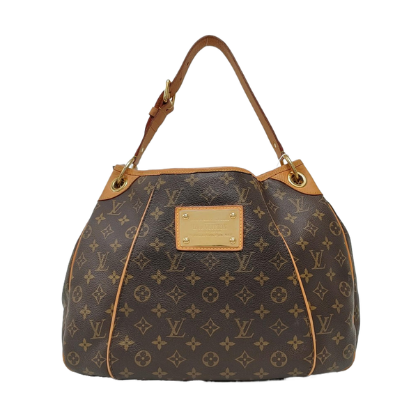 GALLIERA PM Monogram Coated Canvas Brown
