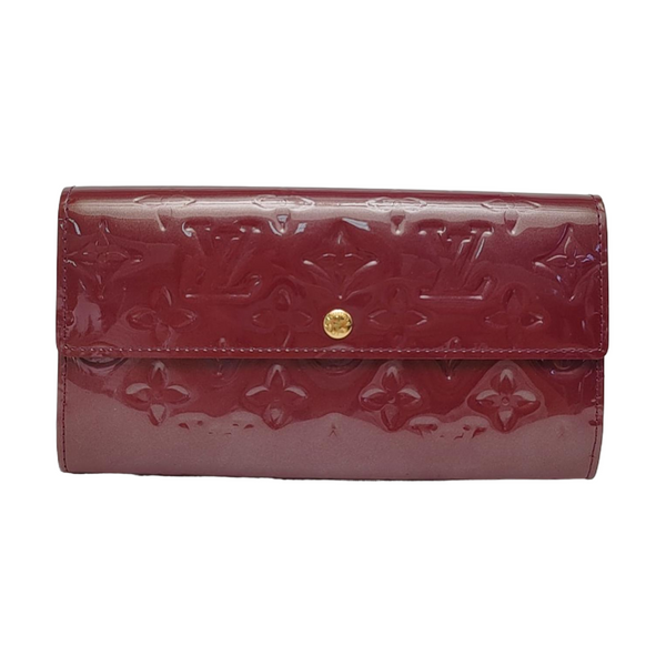 PORTE MONNAIE Patent Leather Purple Wallet
