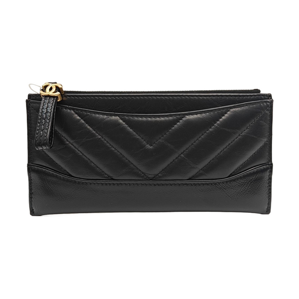 GABRIELLE Mini Quilted Calfskin Black
