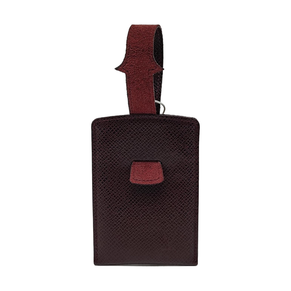 Leather Card Holder Red